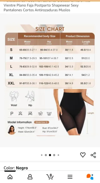 Faja Reductora Mujer UMIPUBO Negra.