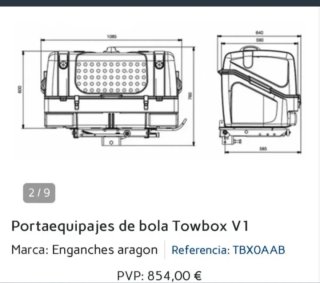 Towbox Portaequipajes para perros