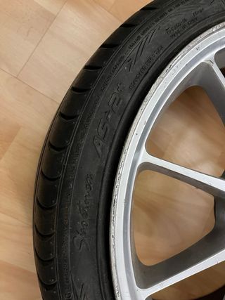 Llantas 17 4x100 con neumáticos