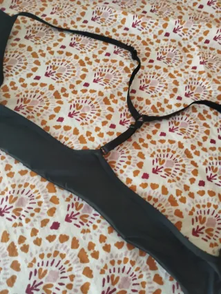 Sujetador Woman Secret Cruzado Negro