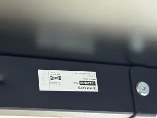 Mesa alta IKEA TOMMARYD negra URGE