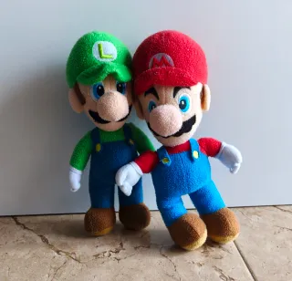 Peluche Mario Bros y Luigi