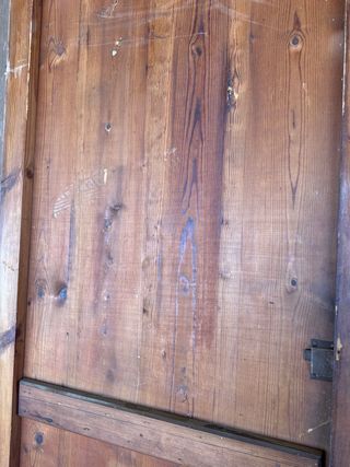 Puerta antigua madera una hoja