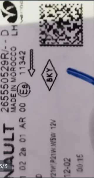 Piloto trasero izquierdo Dacia Sandero III