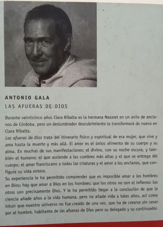 2 Libros Antonio Gala