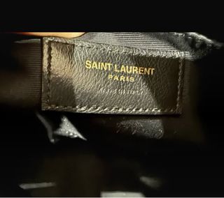 Borsa YSL Beige Trapuntata con Zip