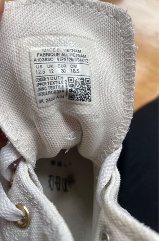 Botas Converse altas talla 30
