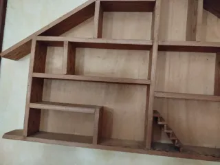 Casita madera natural artesanal