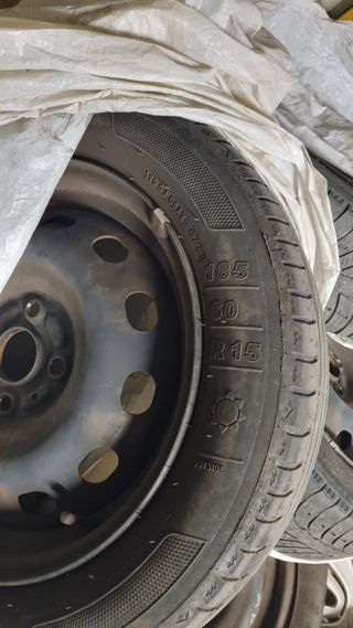 Cerchi in ferro R15 con gomma 185/60R15