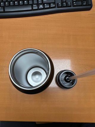 Botella Térmica Acero Inoxidable Negra 740ml