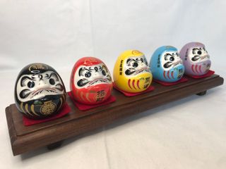 Figuras Daruma Cerámica Japonesas