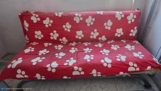 Sillón Cama Estampado Patitas