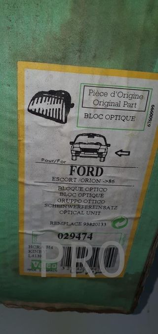 faro ford escort izquierdo valeo
