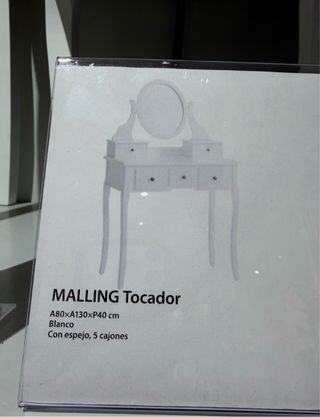 Tocador JYSK Malling con banqueta