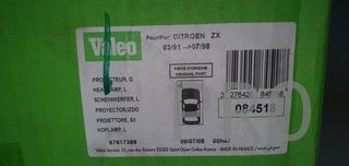 faro citroen ZX izquierdo valeo