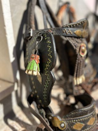 Atalaje valenciano Caballo Cuero