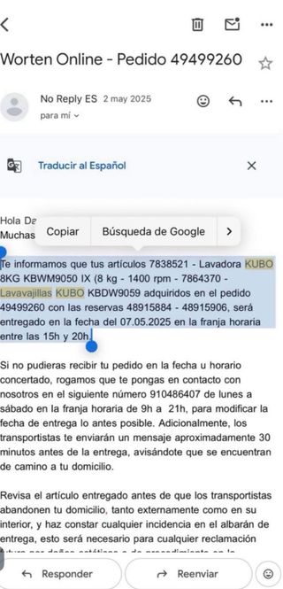 Lavavajillas KUBO KBDW9059 12 cubiertos