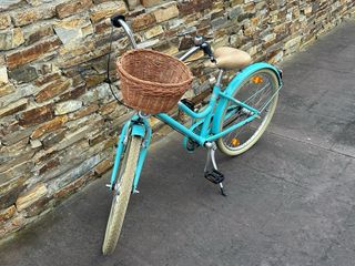 Bicicleta Ortler, niña, 19”, color verde mint.