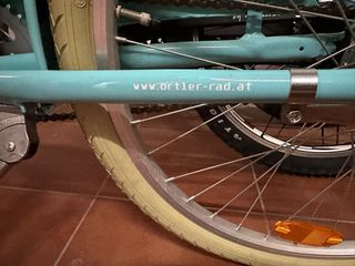 Bicicleta Ortler, niña, 19”, color verde mint.