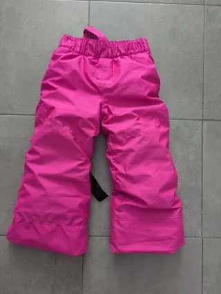Pantalón de esquí para niña rosa