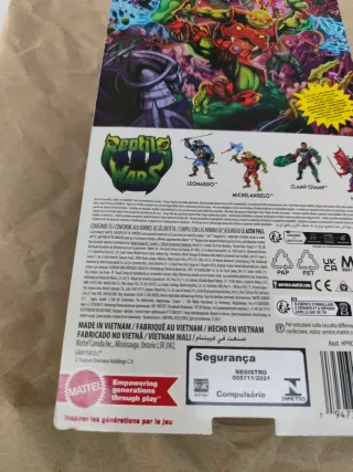 Figura Michelangelo Ninja Turtles Masters of the Universe