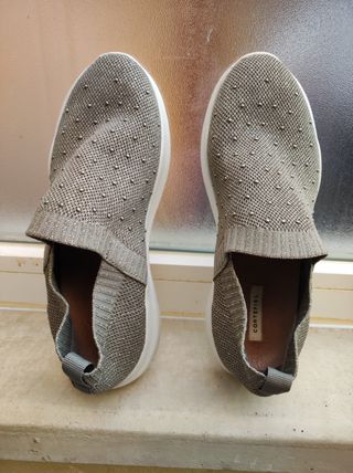 Zapatillas elásticas con brillos