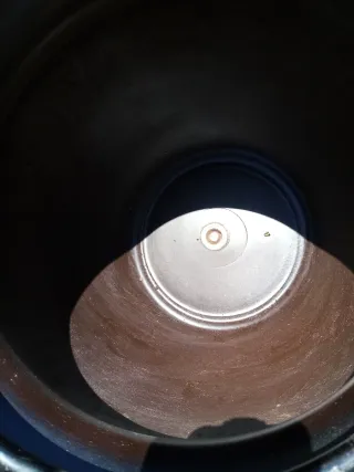 Maceta Decorativa Cerámica Terracota Negra