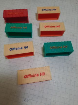 Containers 7cm in Scala H0 personalizzati