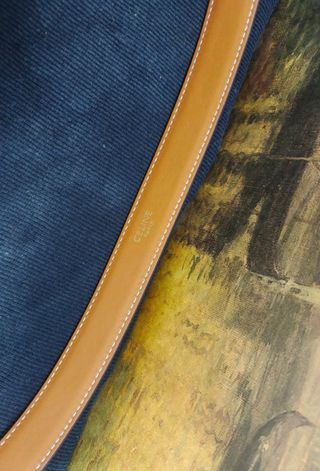 Cinturone Celine Marrone e Dorato