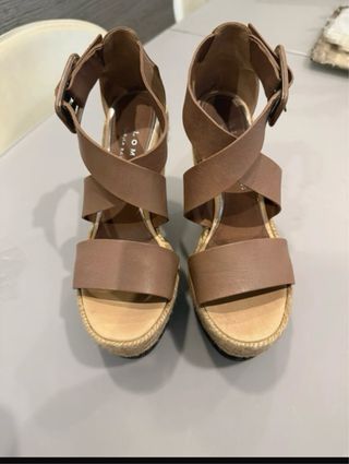 Zeppe Paloma Barceló Beige Ottime Condizioni