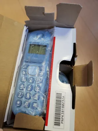 Teléfono Inalámbrico Panasonic KX-TGB210 Azul