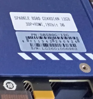 Tarjeta Gráfica Intel Arc B580 Nueva