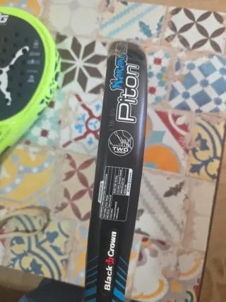 Pala Padel Black Crown Pitón Nakano 15K