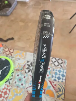 Pala Padel Black Crown Pitón Nakano 15K