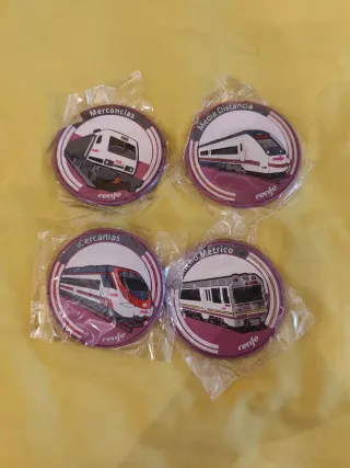 Lote 4 parches trenes