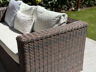 Sofá jardín 2 plazas ratan sintetico