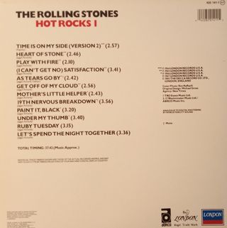 2LP The Rolling Stones "Paint it Black: Hot Rocks"