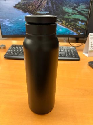 Botella Térmica Negra Acero Inoxidable 710ml