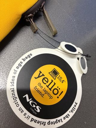 Fondello in neoprene NGS 15,4 giallo