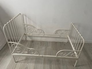 Cama infantil extensible blanca