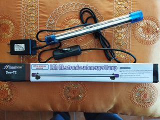 TUBO LAMPARA LED ACUARIO SUMERGIBLE 60 cm PECERA