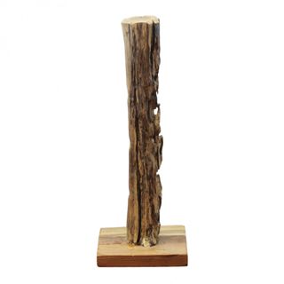 Porta Bottiglie Verticale da Terra in Teak 80 cm