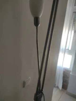 Lámpara de pie acero inoxidable