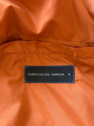 Chaqueta Purificación García acolchada azul