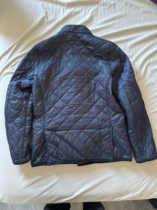 Chaqueta Purificación García acolchada azul