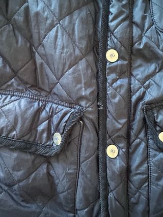 Chaqueta Purificación García acolchada azul