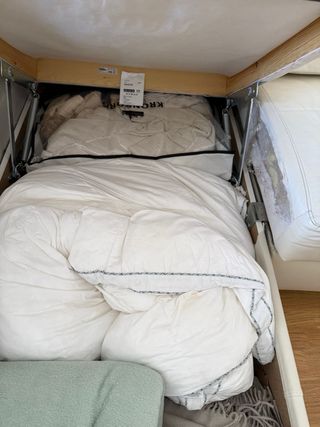 Sofá modular Ikea piel sintética beige