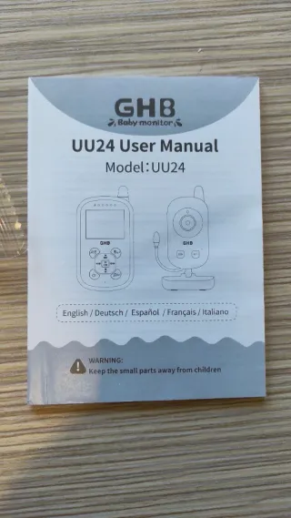 Vigilabebés GHB UU24 con pantalla 2.4