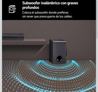 Barra de Sonido LG SQC4R Negra/Gris