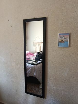 Espejo de pared negro